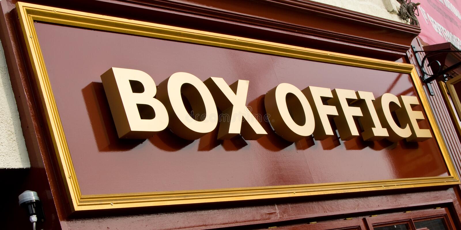 Box Office sign